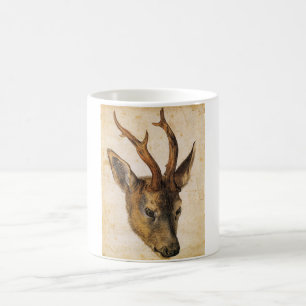 Taza De Café Cabeza de un Stag (animal) (ciervo) (por Albrecht