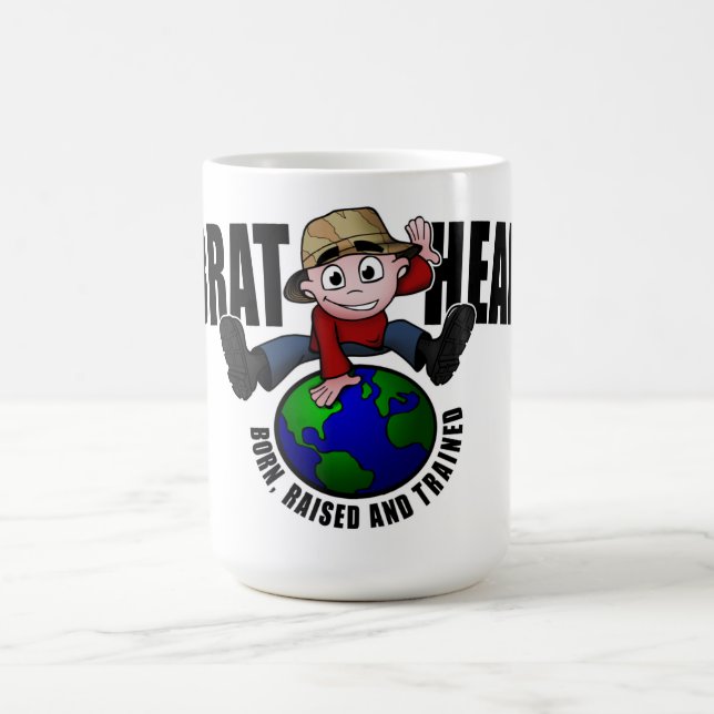 Taza De Café Cabeza del palo de golf (Centro)