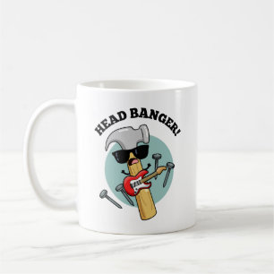 Taza De Café Cabeza Golpeadora Chistes Divertidos De Música 