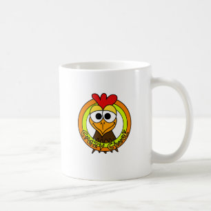 Taza De Café Cabeza loca del pollo de la tirada