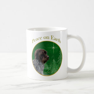 Taza De Café Cabezal con cable señalando la paz de Griffon