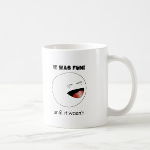 Taza De Café Cabezal de la figura del palo risible