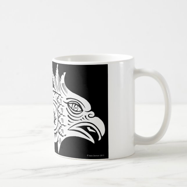Taza De Café Cabezal Gryphon de Fairbanks-Vega (Derecha)
