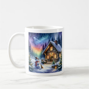 Taza De Café Cabina de registro - Navidades