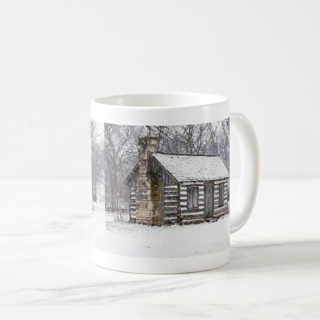 Taza De Café Cabina En El Café De Nieve (Anverso derecho)