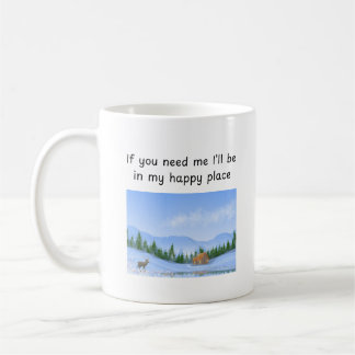 Taza De Café Cabina Happy Place