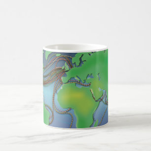 Taza De Café Cables del Mundo - Cables Submarinos