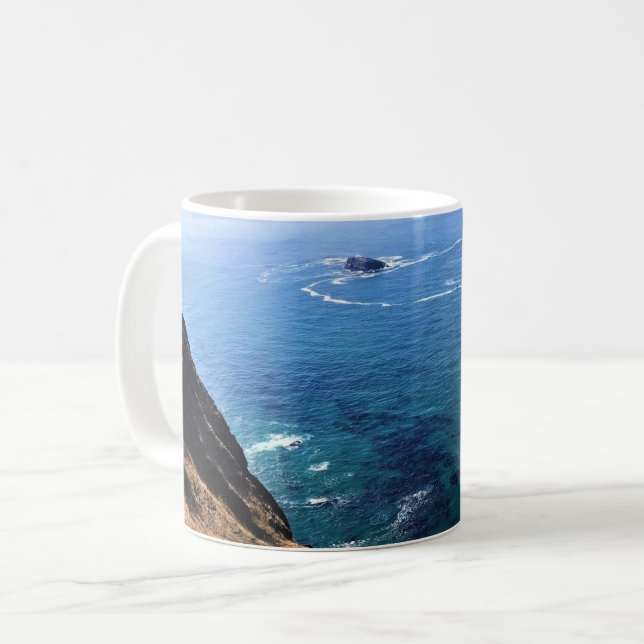 Taza De Café Cabo Foulweather, Newport, Oregón (Anverso izquierdo)