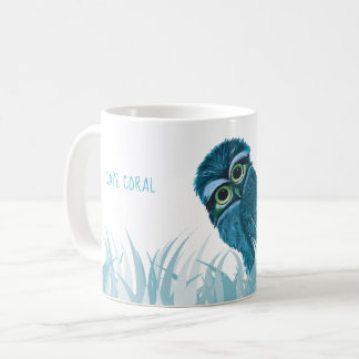 Taza De Café Cabo la Florida coralina madriguera arte del búho