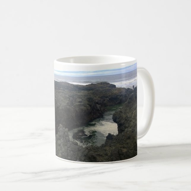 Taza De Café Cabo Perpetua, Costa de Oregón (Anverso derecho)