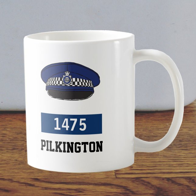 Taza De Café Cabo plano de la policía del Reino Unido - Añadir  (Subido por el creador)