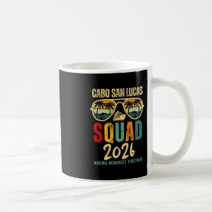 Taza De Café Cabo San Lucas Squad 2026 Vacaciones Amigos Famili