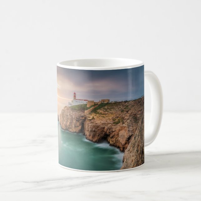 Taza De Café Cabo San Vicente | Sagres, Algarve, Portugal (Anverso derecho)