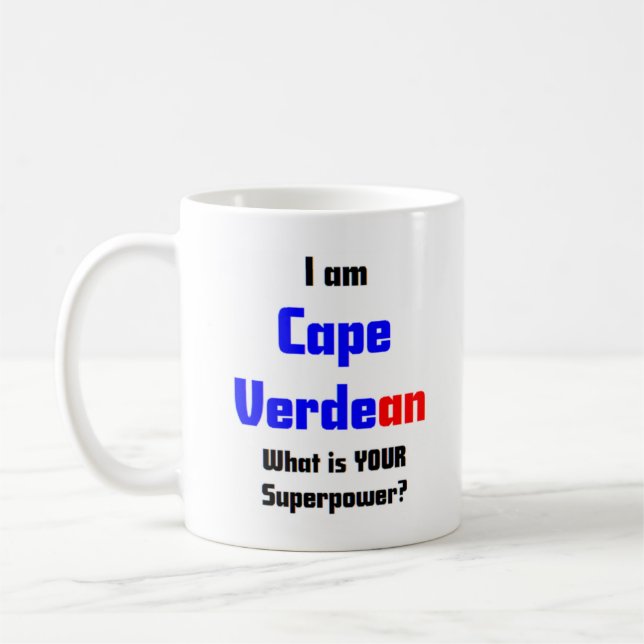Taza De Café cabo verdean Mug (Izquierda)