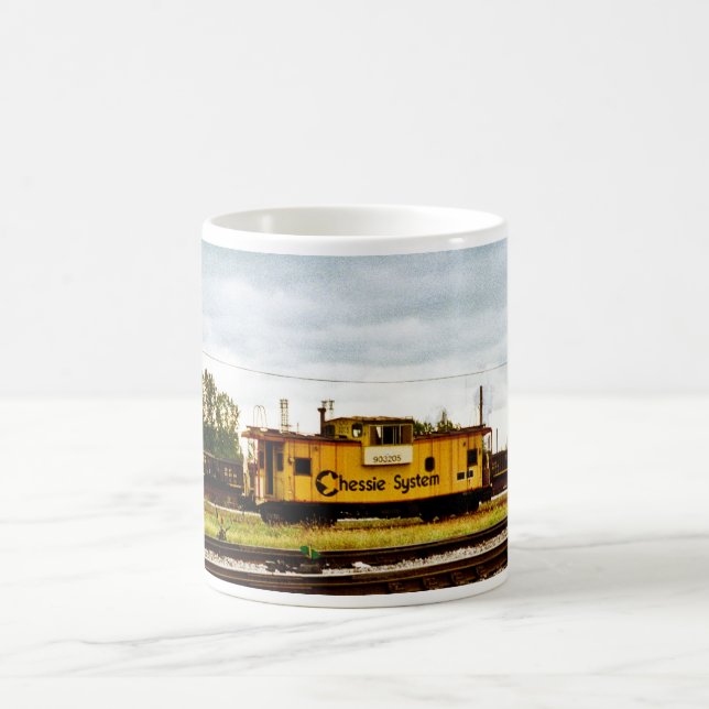 Taza De Café Caboose del sistema de Chessie en Toledo, OH 1996 (Centro)