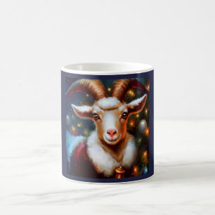 Taza De Café Cabra 4 navidades