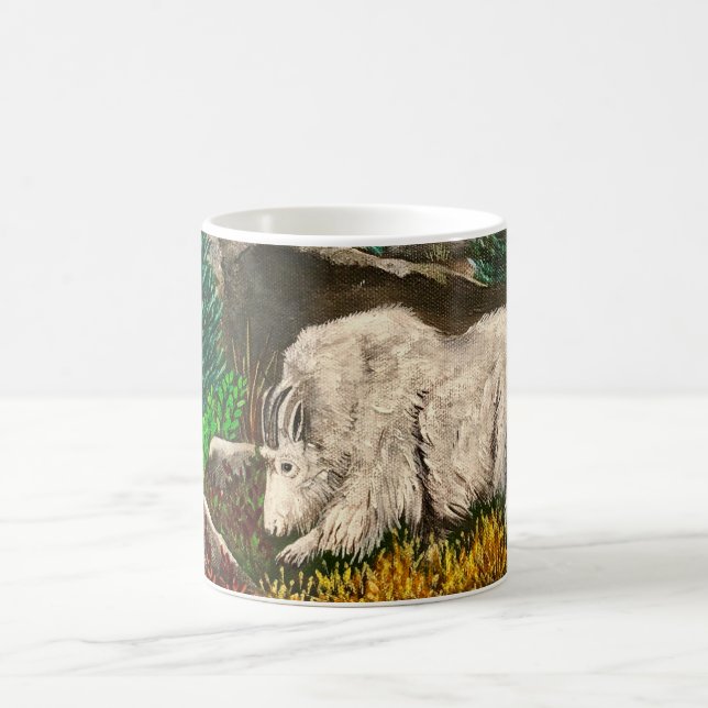 Taza De Café Cabra blanca vieja (Centro)