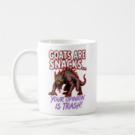 Taza De Café Cabra Chupacabras Son Bocadillos Humor Críptido Di