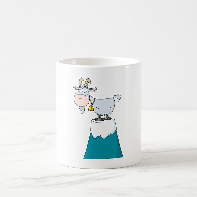 Taza De Café Cabra de Montaña Longhorn (Subido por el creador)