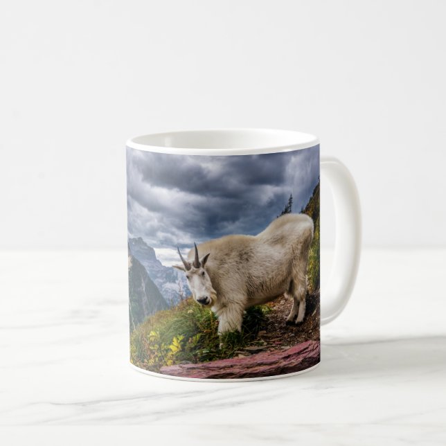 Taza De Café Cabra de Montaña Rocosa (Anverso derecho)