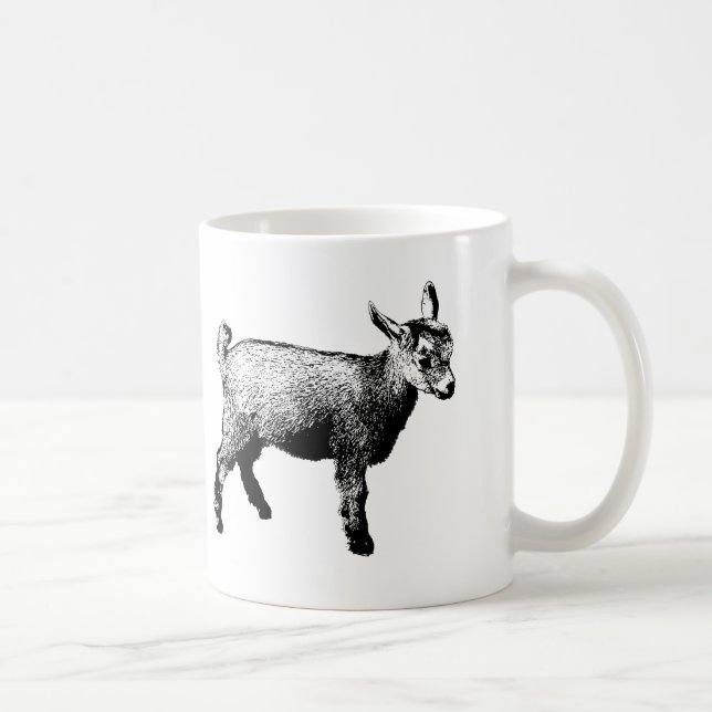 Taza De Café Cabra del bebé (Derecha)