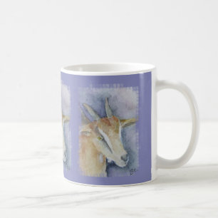 Taza De Café Cabra/niño de la acuarela