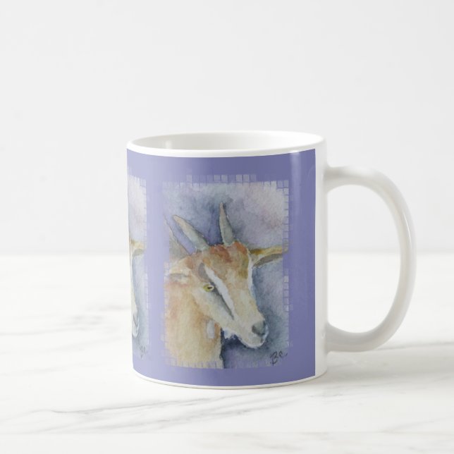 Taza De Café Cabra/niño de la acuarela (Derecha)