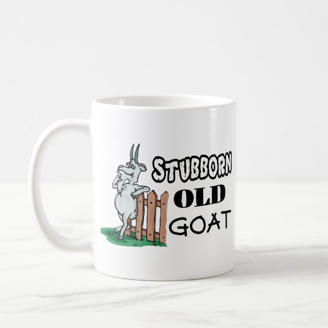 Taza De Café Cabra vieja obstinada (Izquierda)