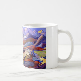 Taza De Café Cabras y montañas