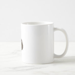 Taza De Café Caca de dibujos animados enfadada con angustia