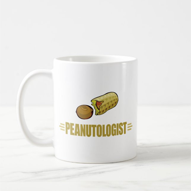 Taza De Café Cacahuete divertido (Izquierda)
