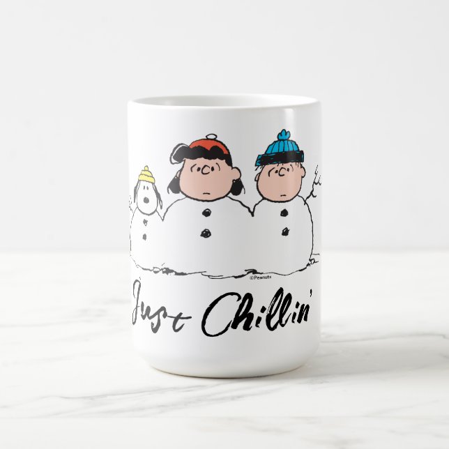 Taza De Café Cacahuetes | 3 Persona Snowman (Centro)