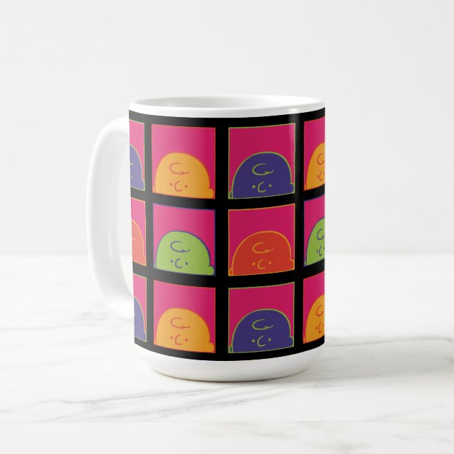 Taza De Café Cacahuetes | Arte pop moderno es Charlie Brown (Anverso izquierdo)