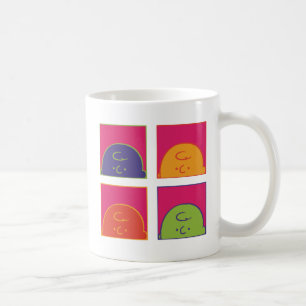 Taza De Café Cacahuetes   Arte pop moderno es Charlie Brown