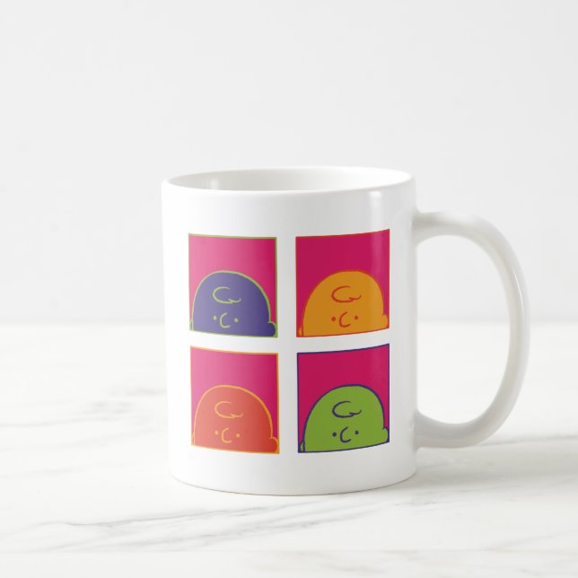 Taza De Café Cacahuetes | Arte pop moderno es Charlie Brown (Derecha)