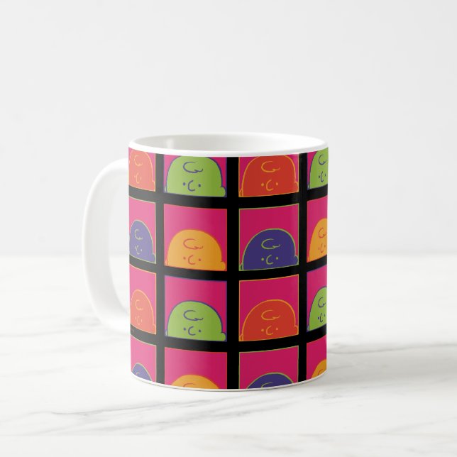 Taza De Café Cacahuetes | Arte pop moderno es Charlie Brown (Anverso izquierdo)