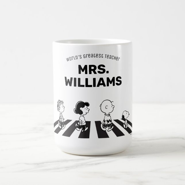 Taza De Café Cacahuetes | El mejor profesor de Rock Tees person (Centro)