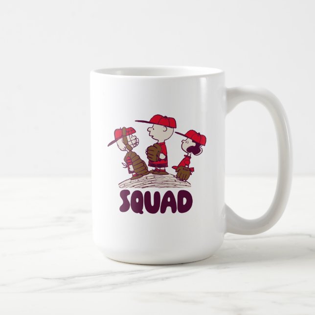Taza De Café Cacahuetes | Escuadrón de béisbol (Derecha)