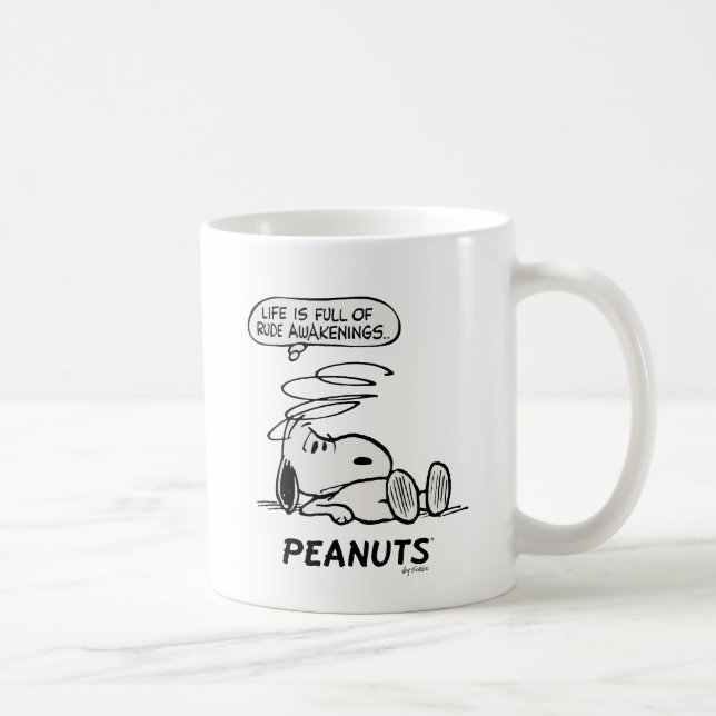 Taza De Café Cacahuetes | La vida está llena de desatinos desag (Derecha)