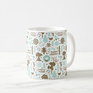 Taza De Café Cacahuetes   Patrón de Navidades escarpados