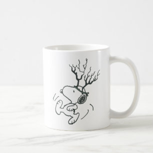 Taza De Café Cacahuetes Renos Snoopy