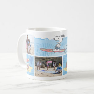 Taza De Café Cacahuetes Vacaciones en la playa COLLAGE DE F