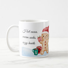 Taza De Café Cacao caliente, calcetines calientes Mug - Navidad