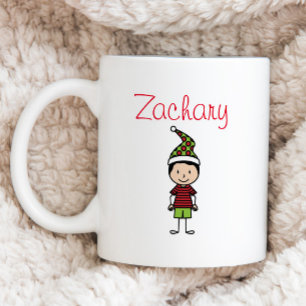 Taza De Café Cacao caliente de vacaciones lindo Nombre personal