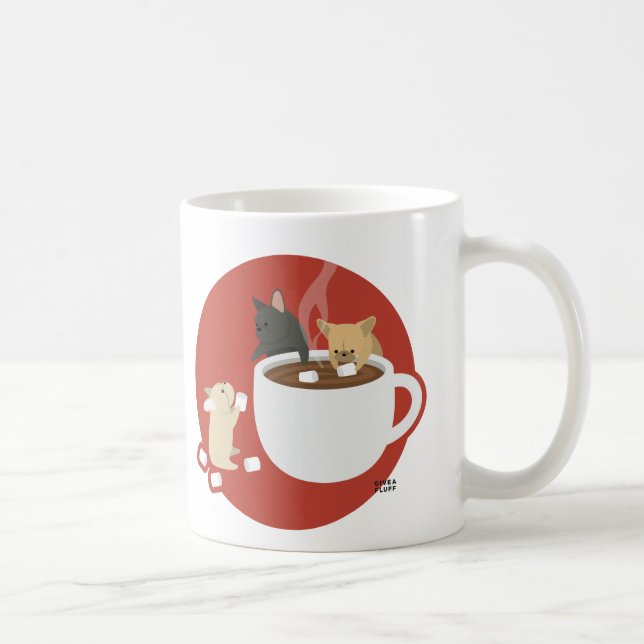 Taza De Café Cacao de Frenchie (Derecha)