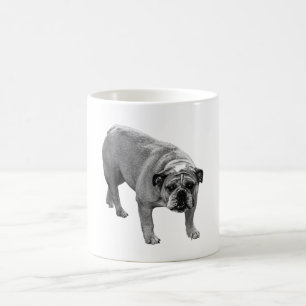 Taza De Café Cacao de invierno bulldog