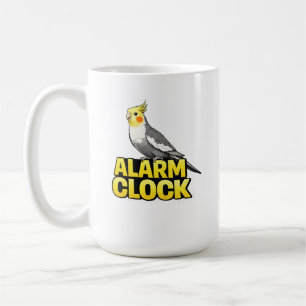 Taza De Café Cacatúa Reloj de Alarma