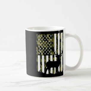 Taza De Café Cacería de camuflaje de cazadores Buck Elk America