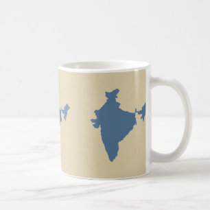 Taza De Café Cachemira: Modos de especias azules para India