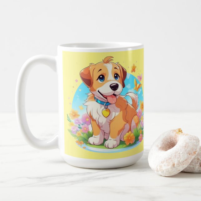 Taza De Café Cachorro (Con donut)